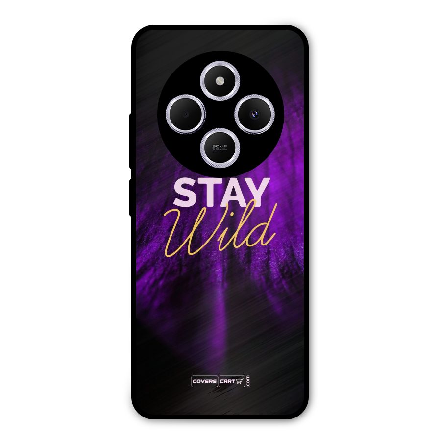 Stay Wild Metal Back Case for Poco M7