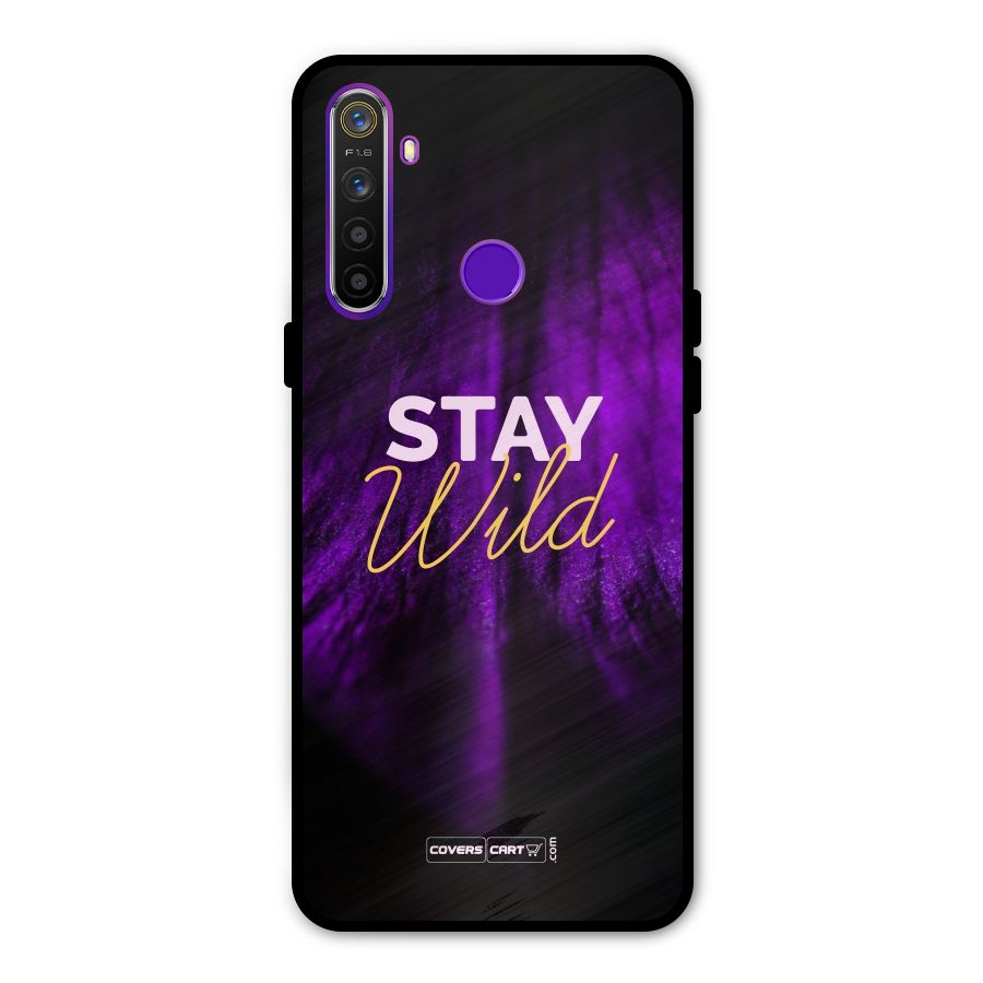 Stay Wild Metal Back Case for Realme Narzo 10