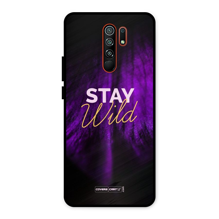 Stay Wild Metal Back Case for Redmi 9 Prime