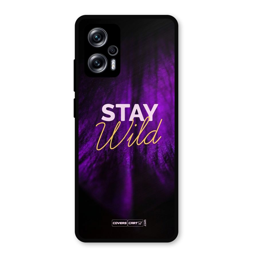 Stay Wild Metal Back Case for Redmi K50i