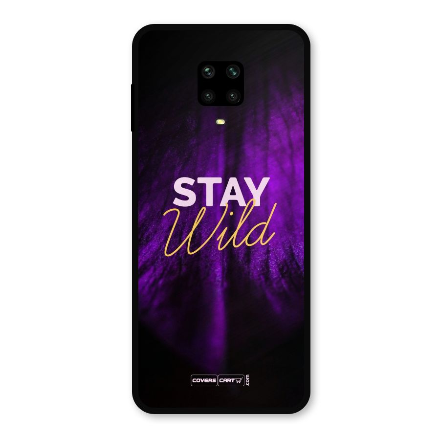 Stay Wild Metal Back Case for Redmi Note 10 Lite