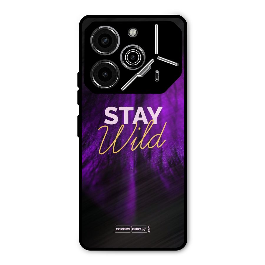 Stay Wild Metal Back Case for Tecno Pova 6 Pro