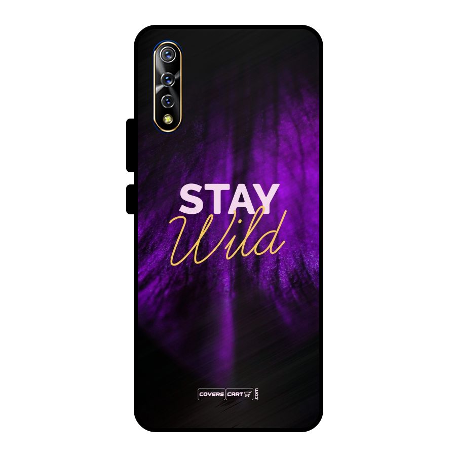 Stay Wild Metal Back Case for Vivo S1