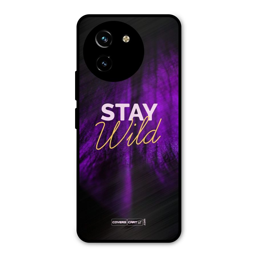 Stay Wild Metal Back Case for Vivo T3x