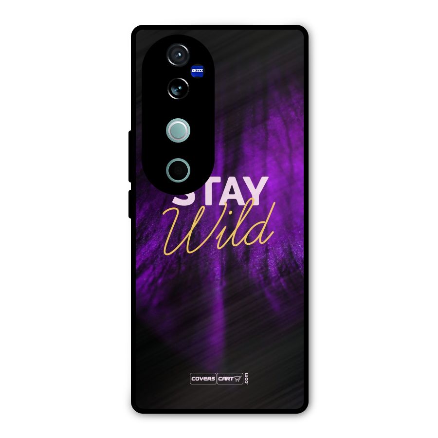 Stay Wild Metal Back Case for Vivo V40