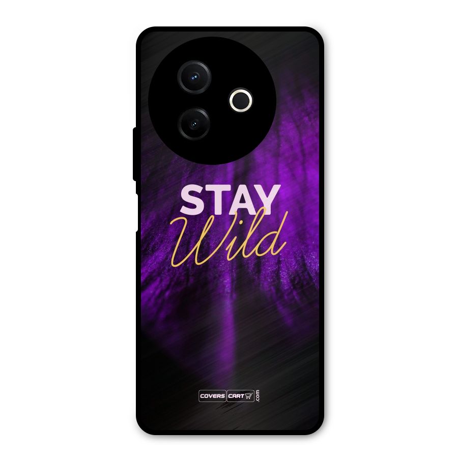 Stay Wild Metal Back Case for Vivo Y39