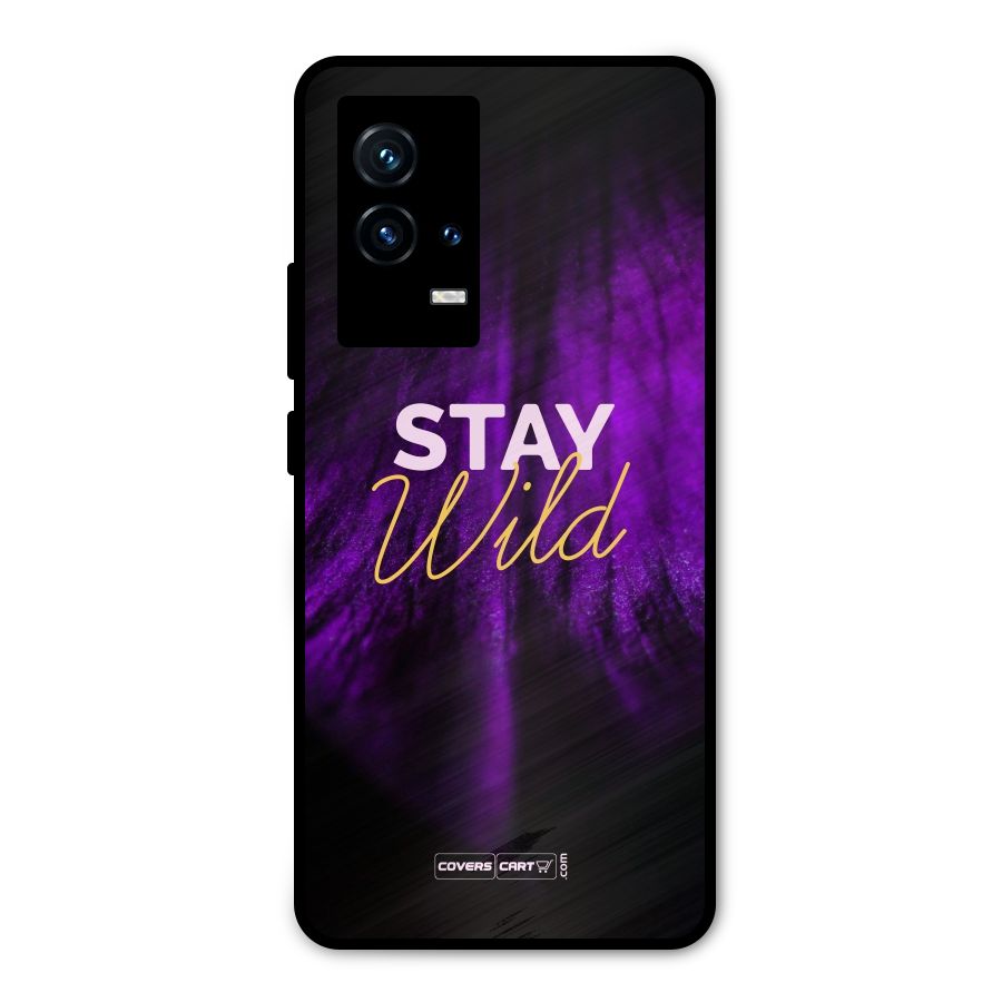 Stay Wild Metal Back Case for iQOO 9 5G