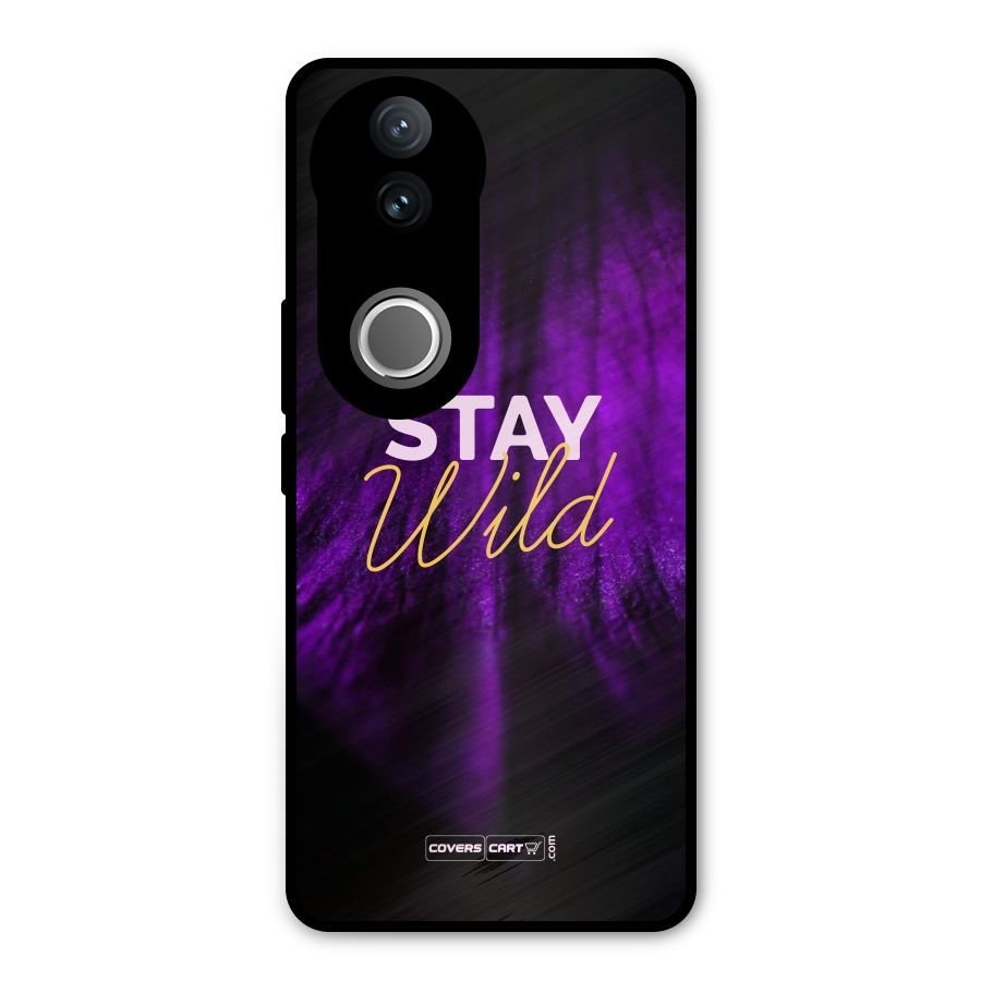Stay Wild Metal Back Case for iQOO Z10R
