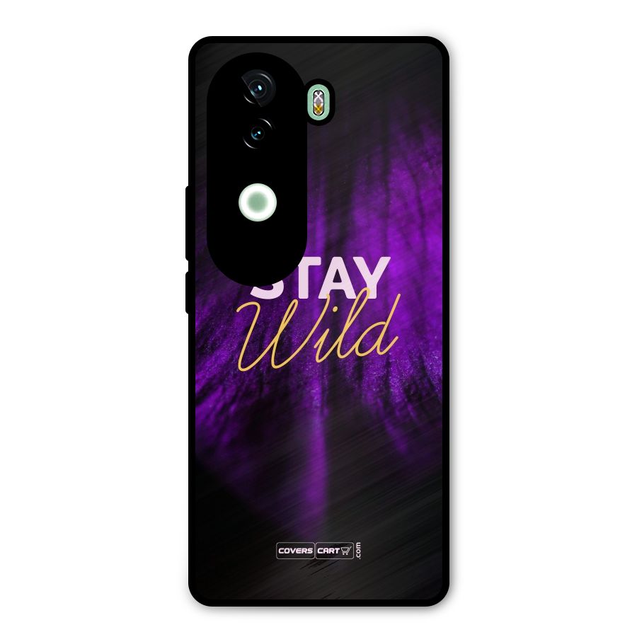 Stay Wild Metal Back Case for iQOO Z9s