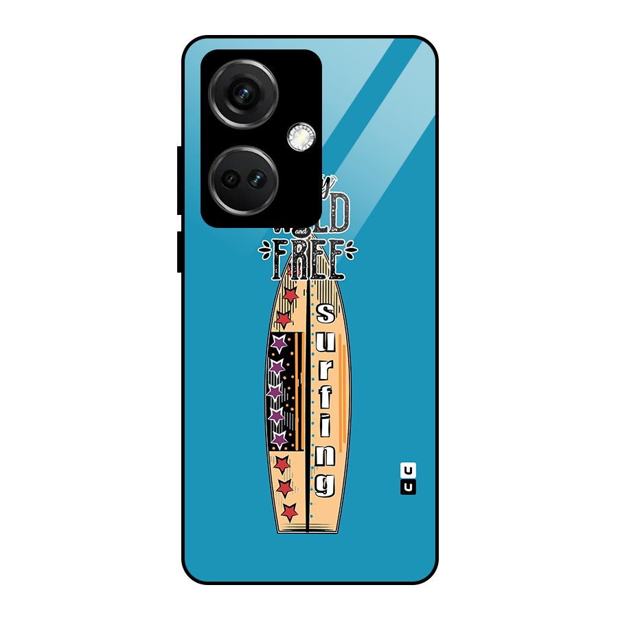 Stay Wild and Free Glass Back Case for OnePlus Nord CE 3 5G