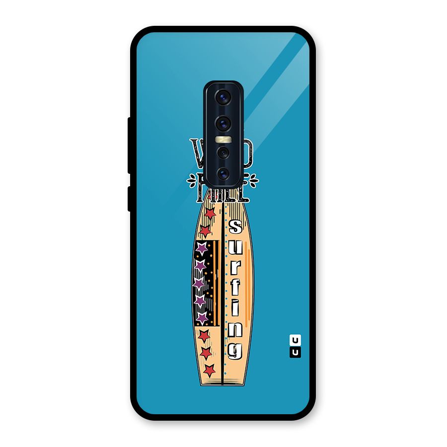 Stay Wild and Free Glass Back Case for Vivo V17 Pro