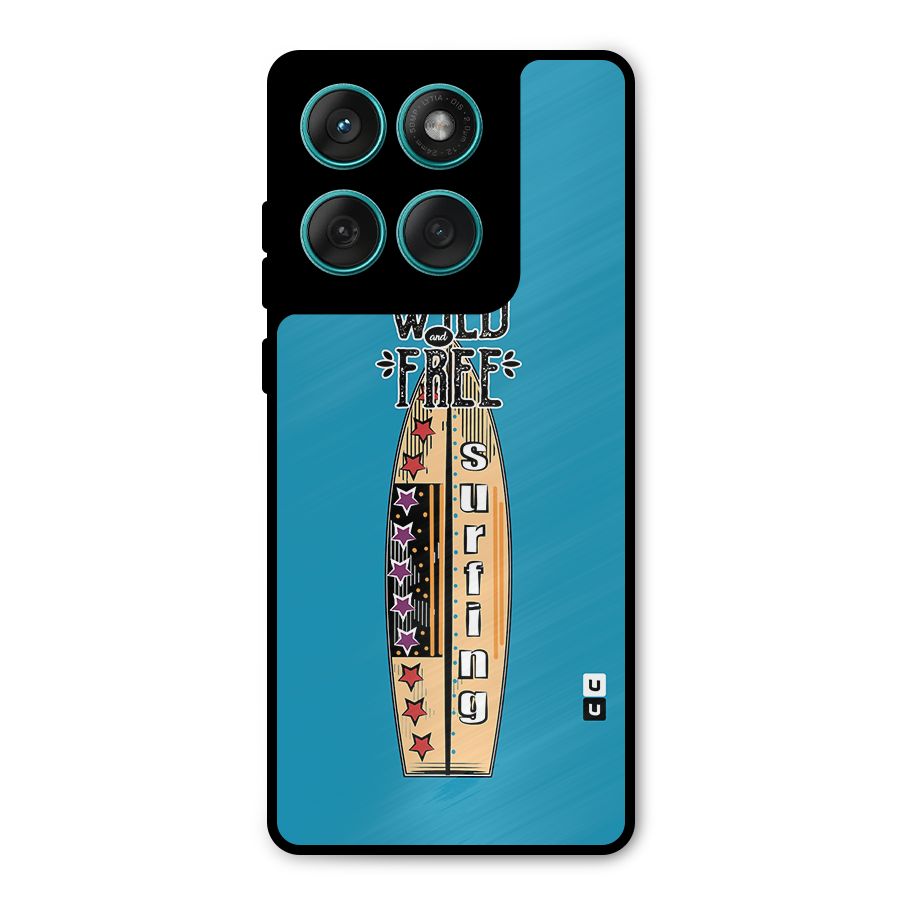 Stay Wild and Free Metal Back Case for Motorola Edge 60