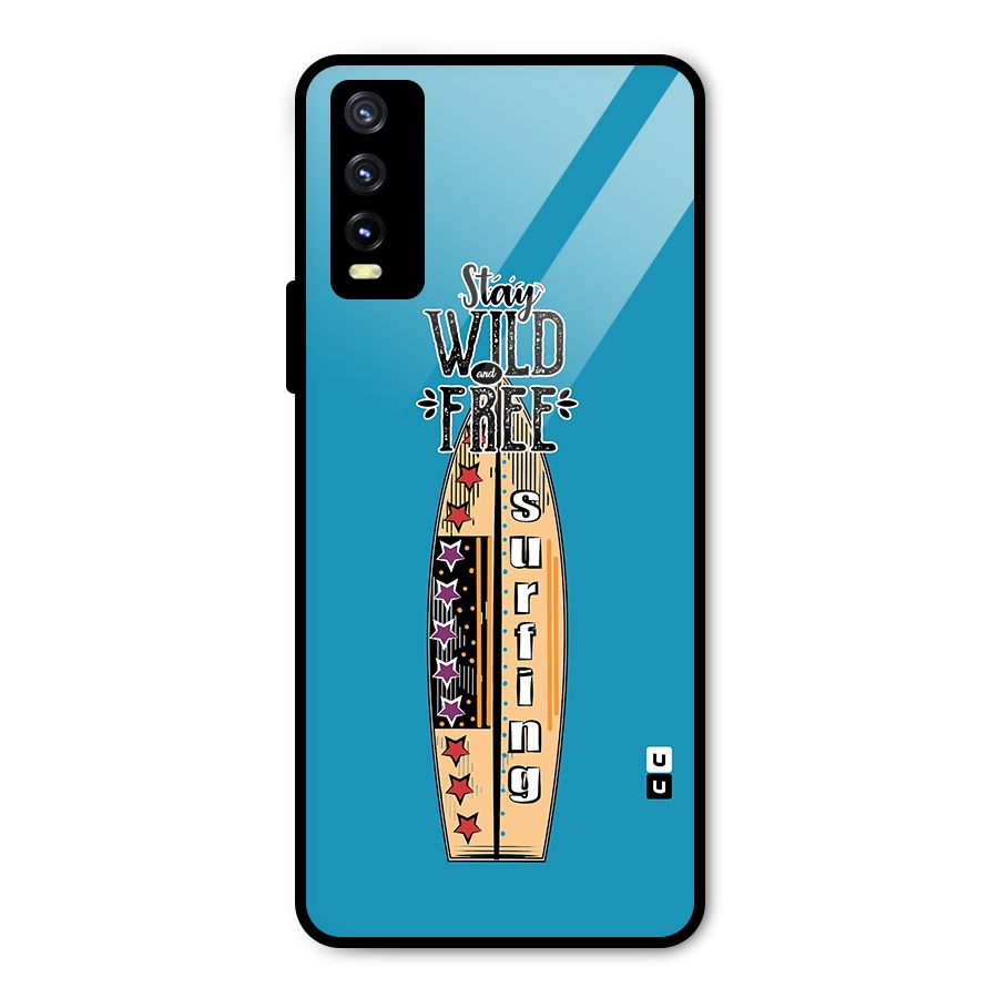 Stay Wild and Free Metal Back Case for Vivo Y20g