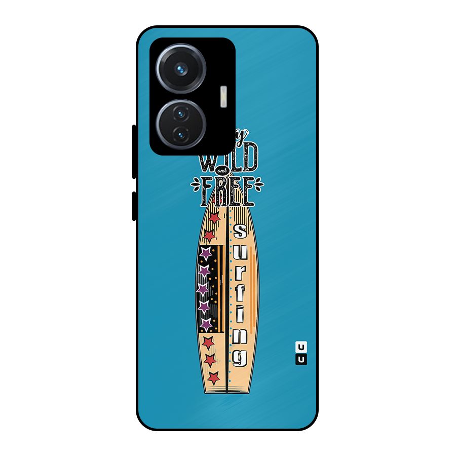 Stay Wild and Free Metal Back Case for iQOO Z6 44W
