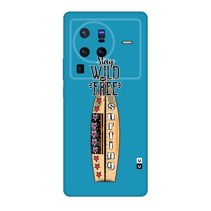 Stay Wild and Free Original Polycarbonate Back Case for Vivo X80
