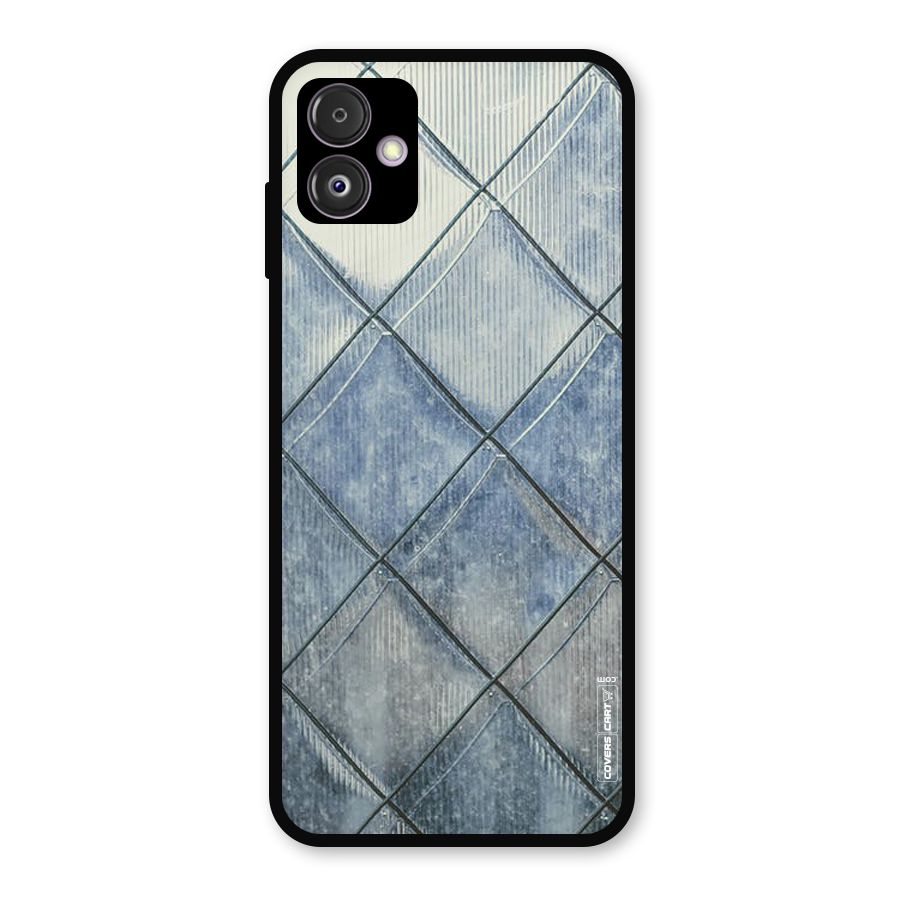 Steel Blue Pattern Metal Back Case for Galaxy F14