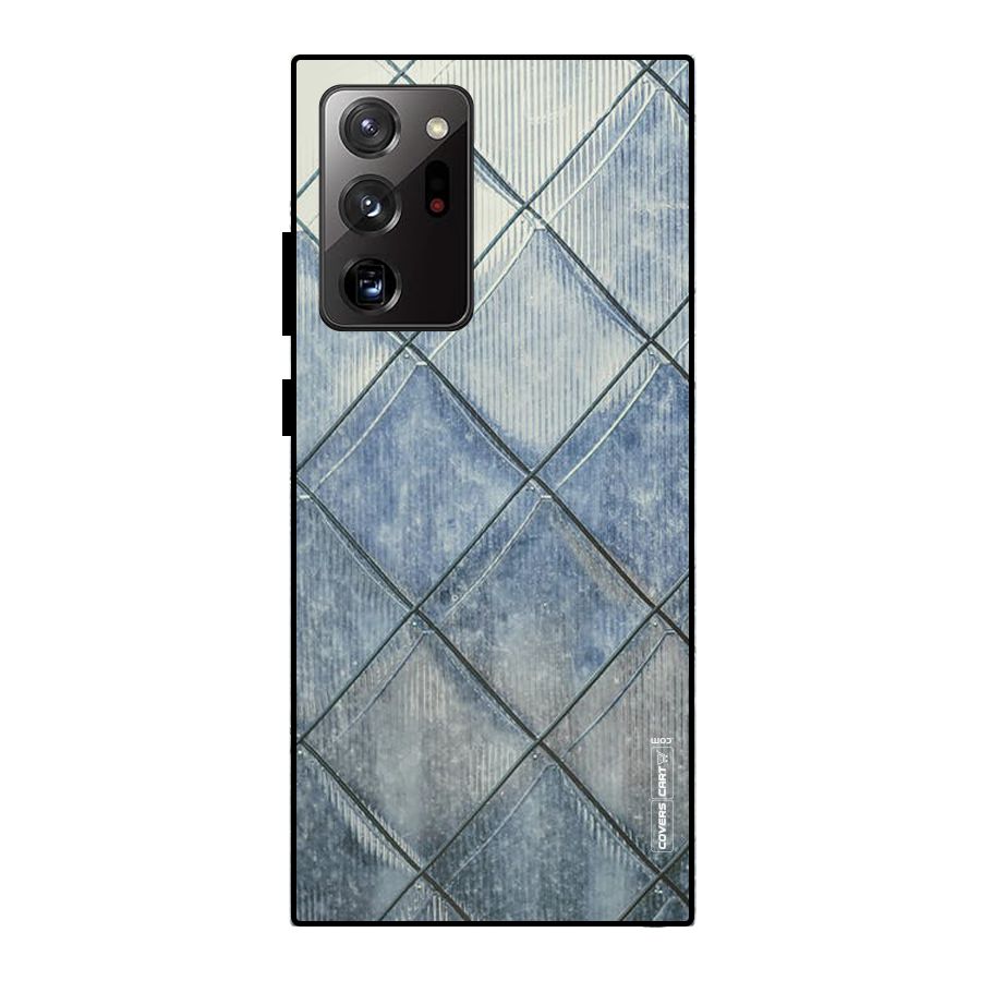 Steel Blue Pattern Metal Back Case for Galaxy Note 20 Ultra