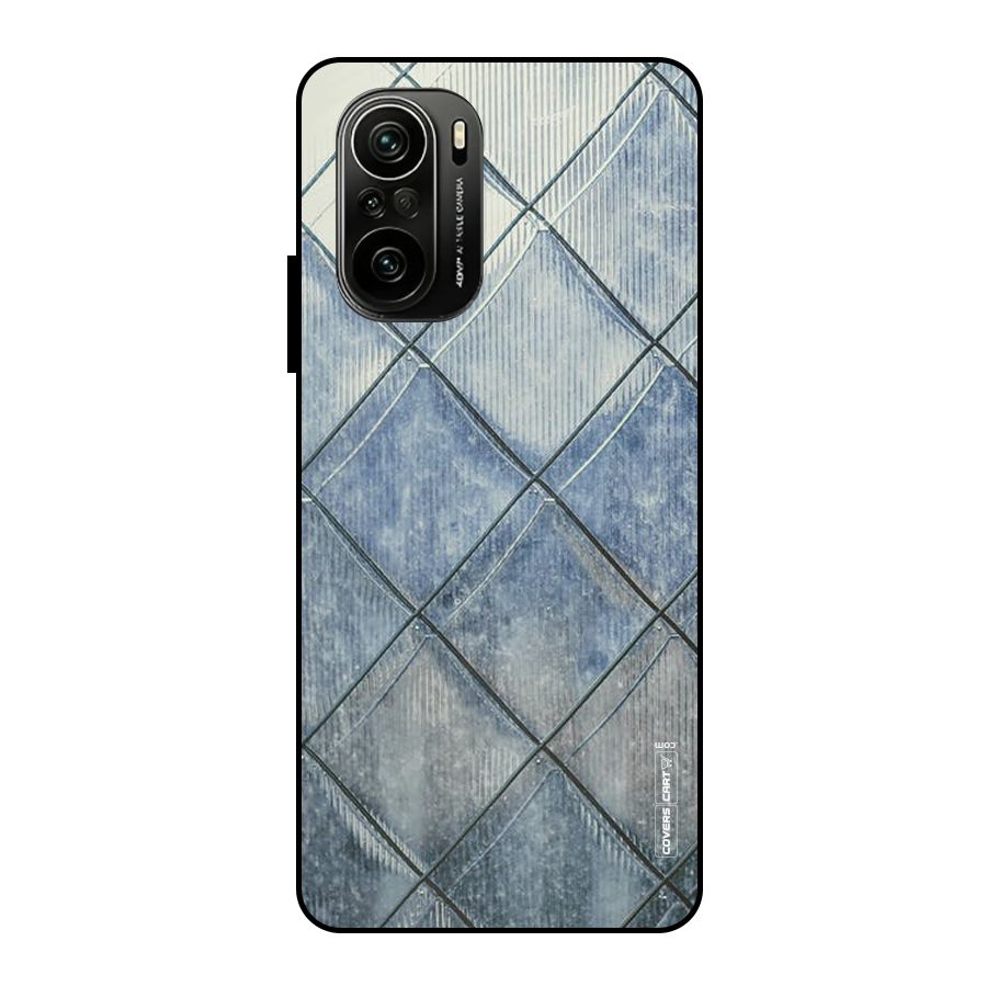 Steel Blue Pattern Metal Back Case for Mi 11x