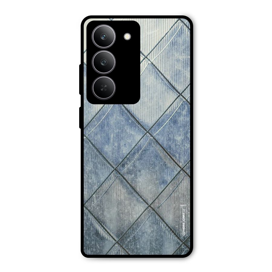 Steel Blue Pattern Metal Back Case for Realme P3x