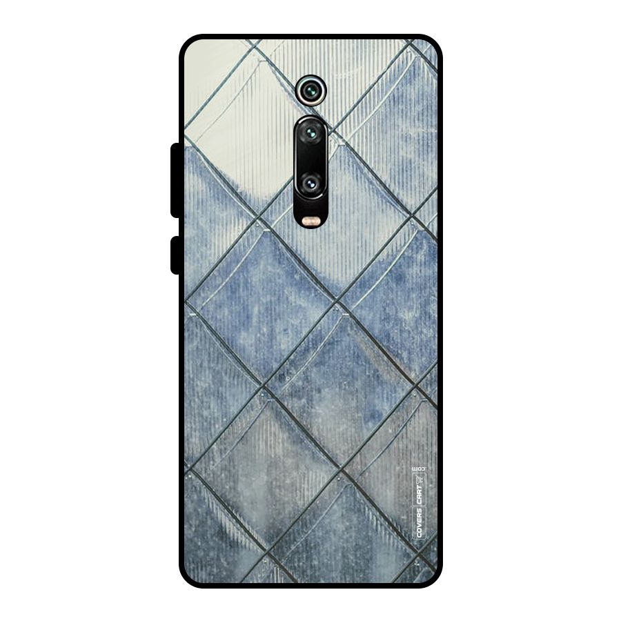 Steel Blue Pattern Metal Back Case for Redmi K20