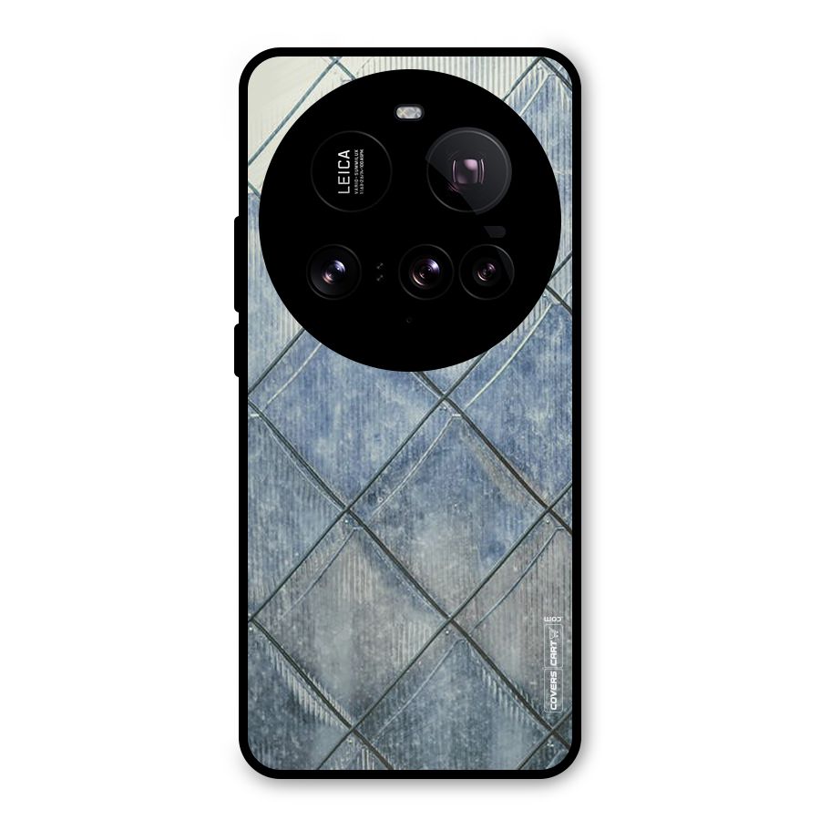 Steel Blue Pattern Metal Back Case for Xiaomi 15 Ultra