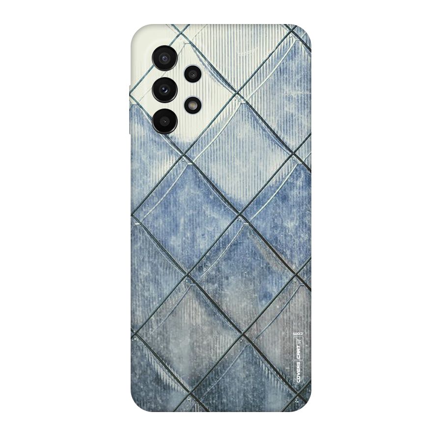 Steel Blue Pattern Original Polycarbonate Back Case for Galaxy A23