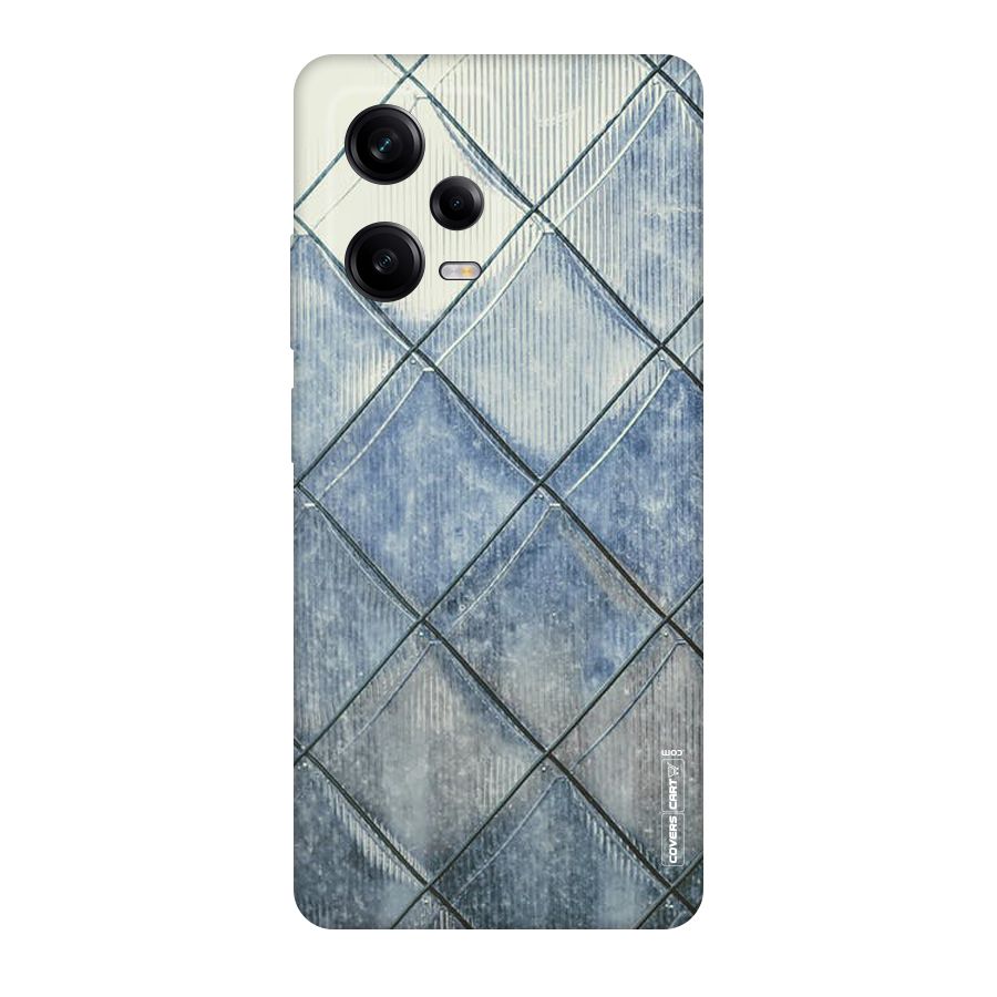 Steel Blue Pattern Original Polycarbonate Back Case for Redmi Note 12 Pro