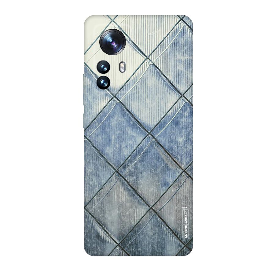 Steel Blue Pattern Original Polycarbonate Back Case for Xiaomi 12 Pro