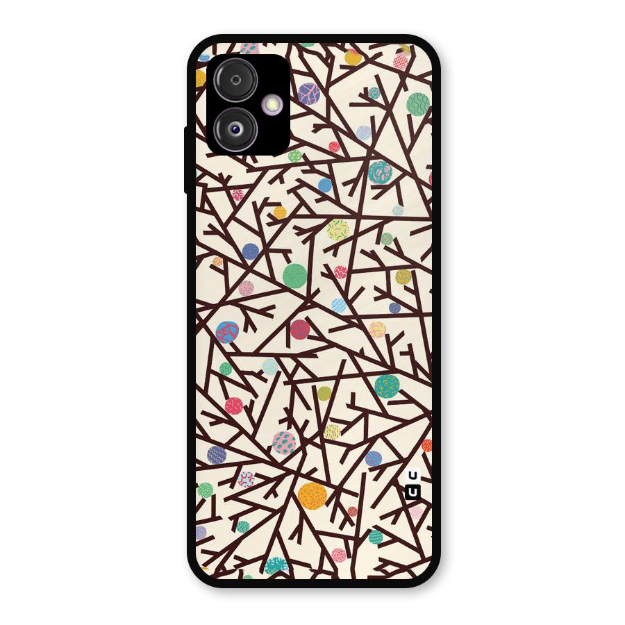Stem Pattern Metal Back Case for Galaxy F14