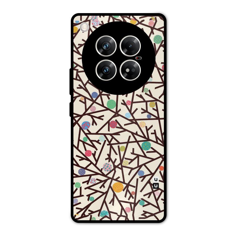 Stem Pattern Metal Back Case for Infinix Zero 40 5G
