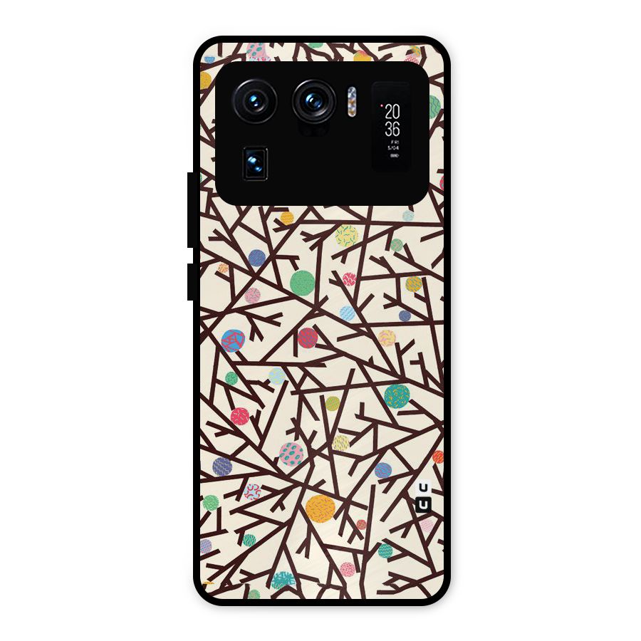 Stem Pattern Metal Back Case for Mi 11 Ultra