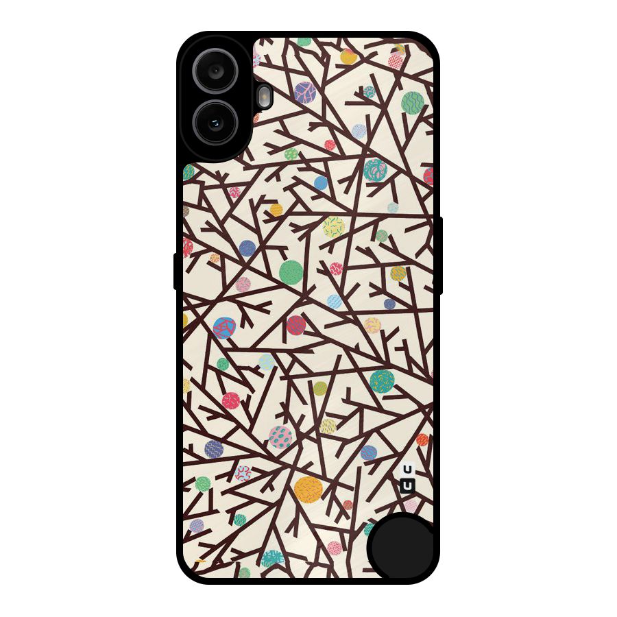 Stem Pattern Metal Back Case for Nothing CMF Phone 1