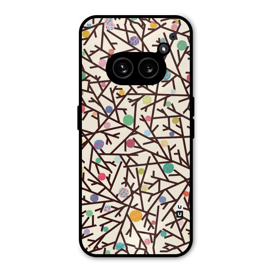 Stem Pattern Metal Back Case for Nothing Phone 2a Plus