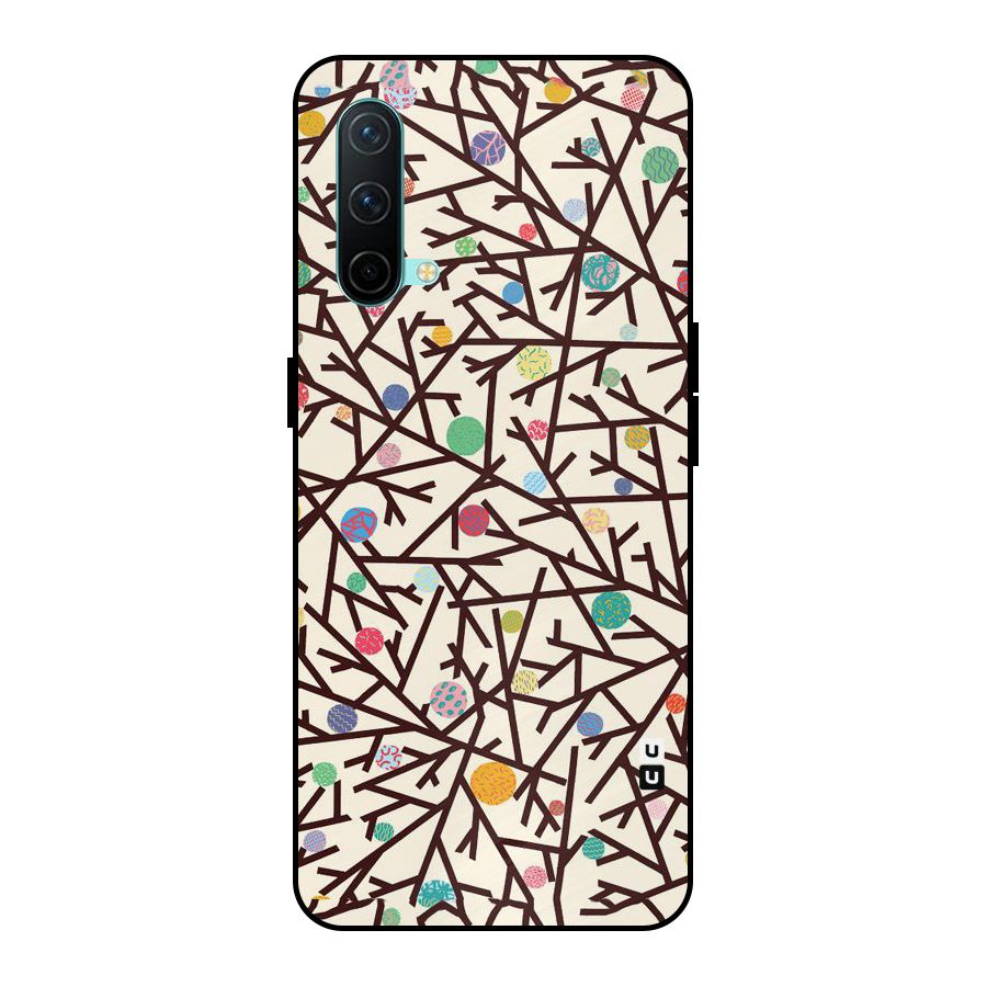 Stem Pattern Metal Back Case for OnePlus Nord CE 5G