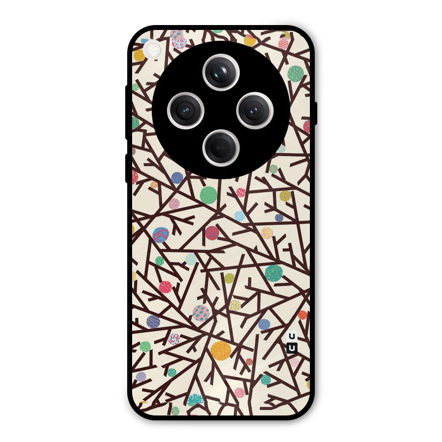 Stem Pattern Metal Back Case for Oppo Find X8