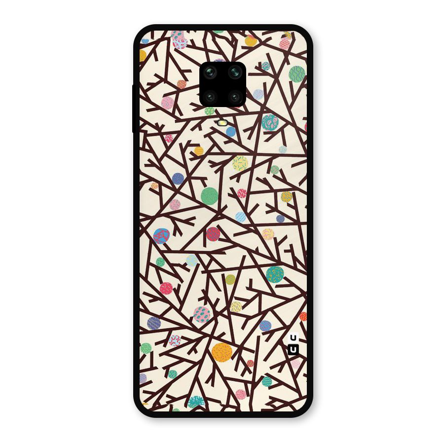 Stem Pattern Metal Back Case for Poco M2