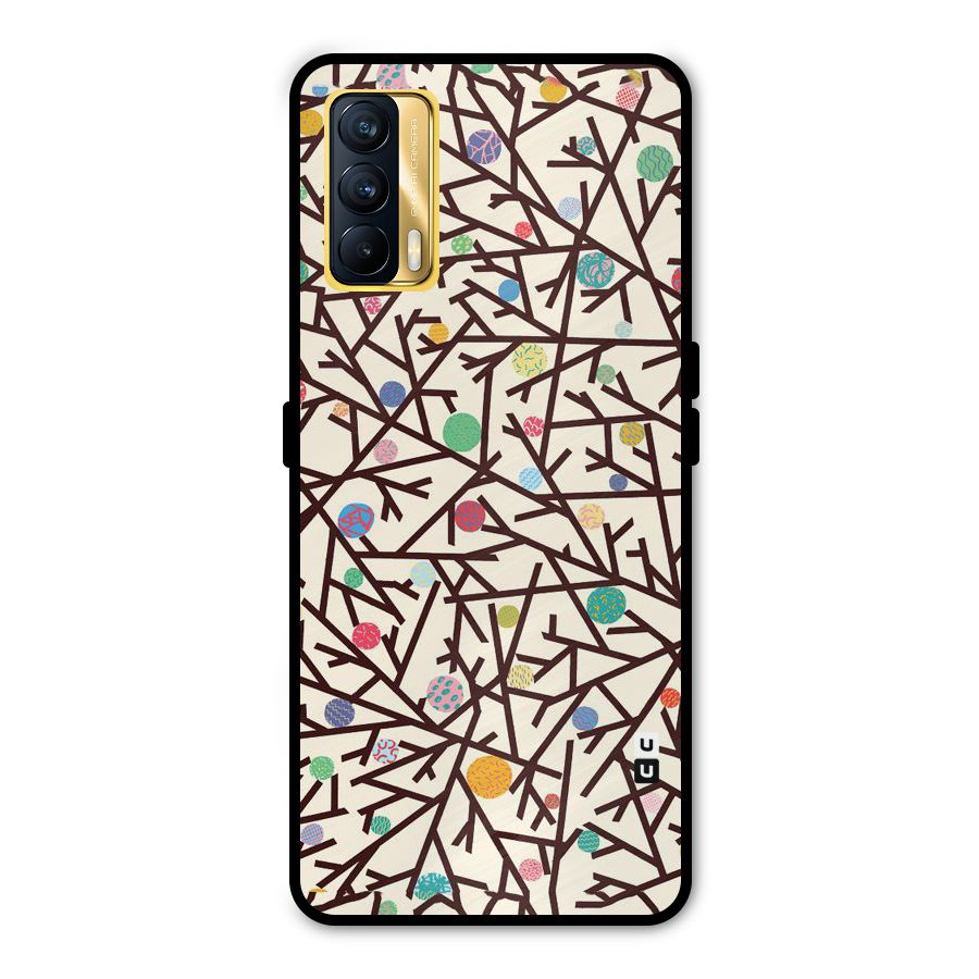 Stem Pattern Metal Back Case for Realme X7