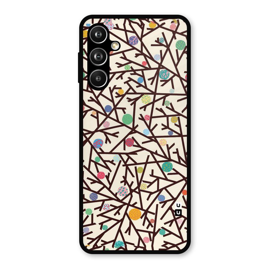 Stem Pattern Metal Back Case for Samsung Galaxy M54