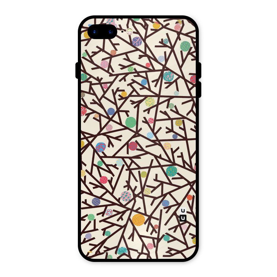 Stem Pattern Metal Back Case for iPhone 7 Plus