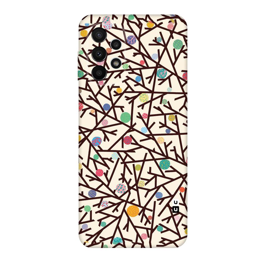 Stem Pattern Original Polycarbonate Back Case for Galaxy A23