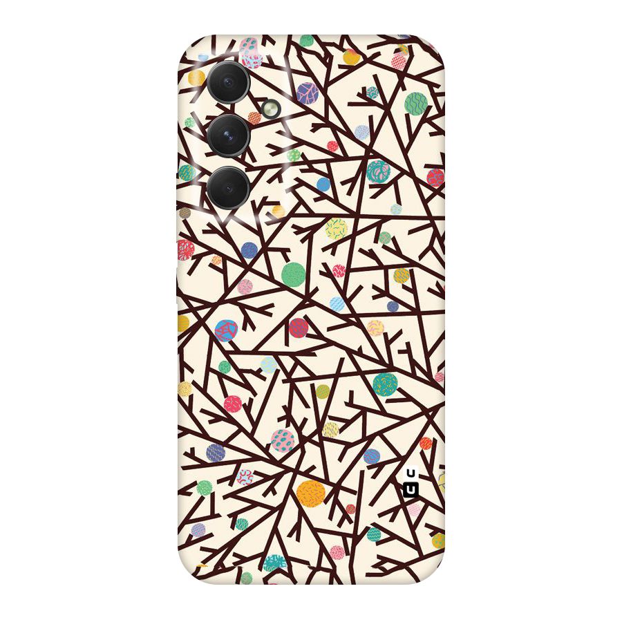 Stem Pattern Original Polycarbonate Back Case for Galaxy A54