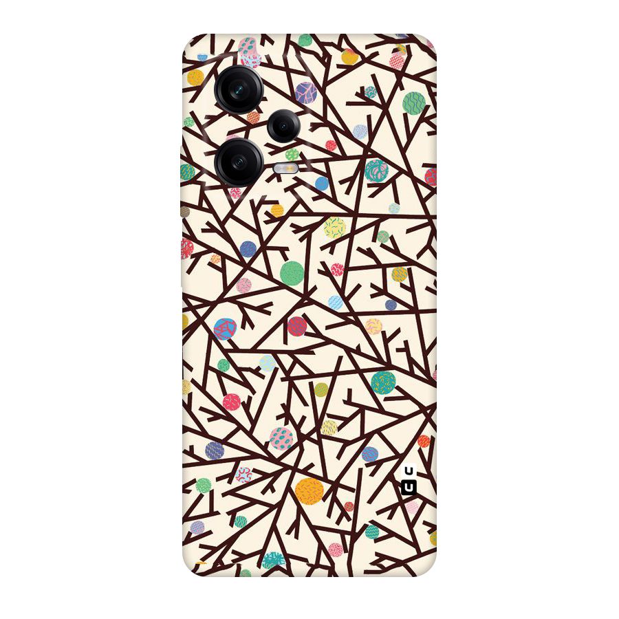 Stem Pattern Original Polycarbonate Back Case for Redmi Note 12 Pro