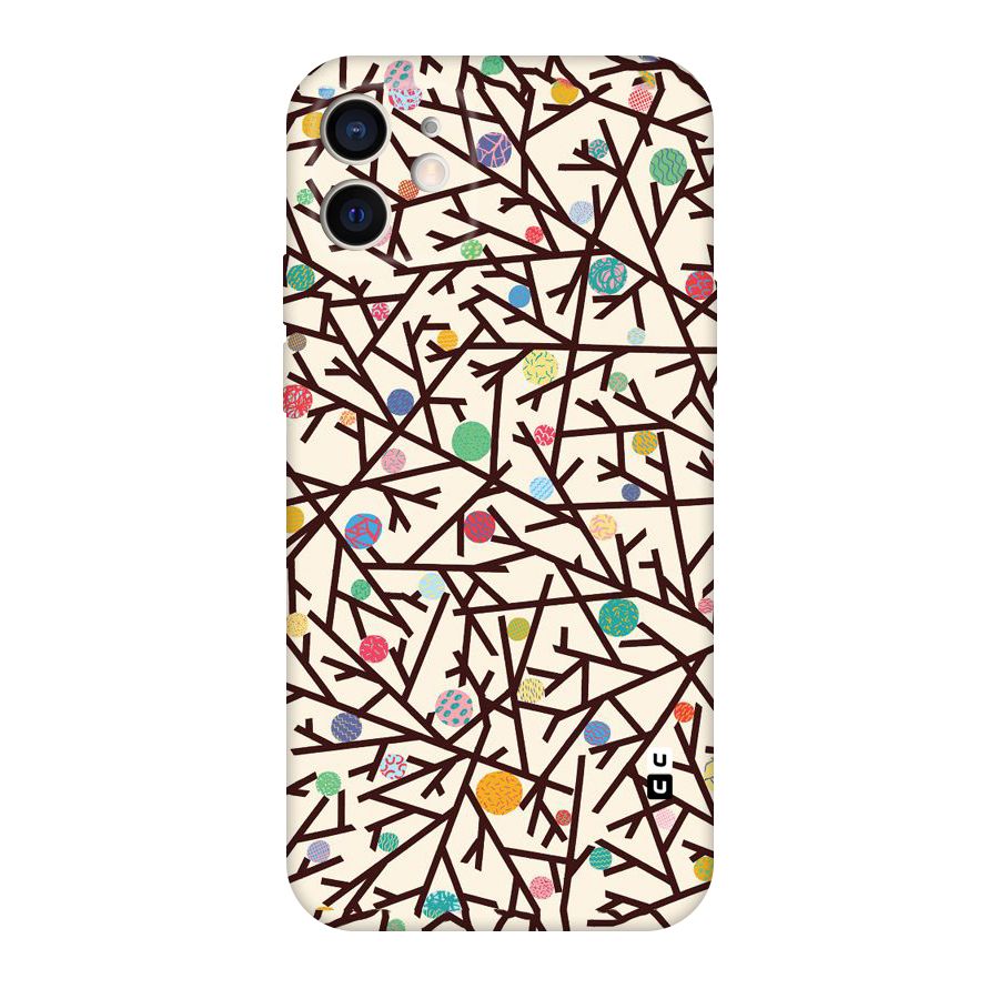 Stem Pattern Original Polycarbonate Back Case for iPhone 12