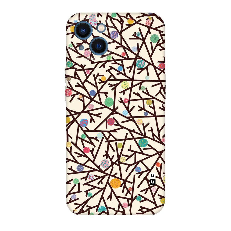 Stem Pattern Original Polycarbonate Back Case for iPhone 13
