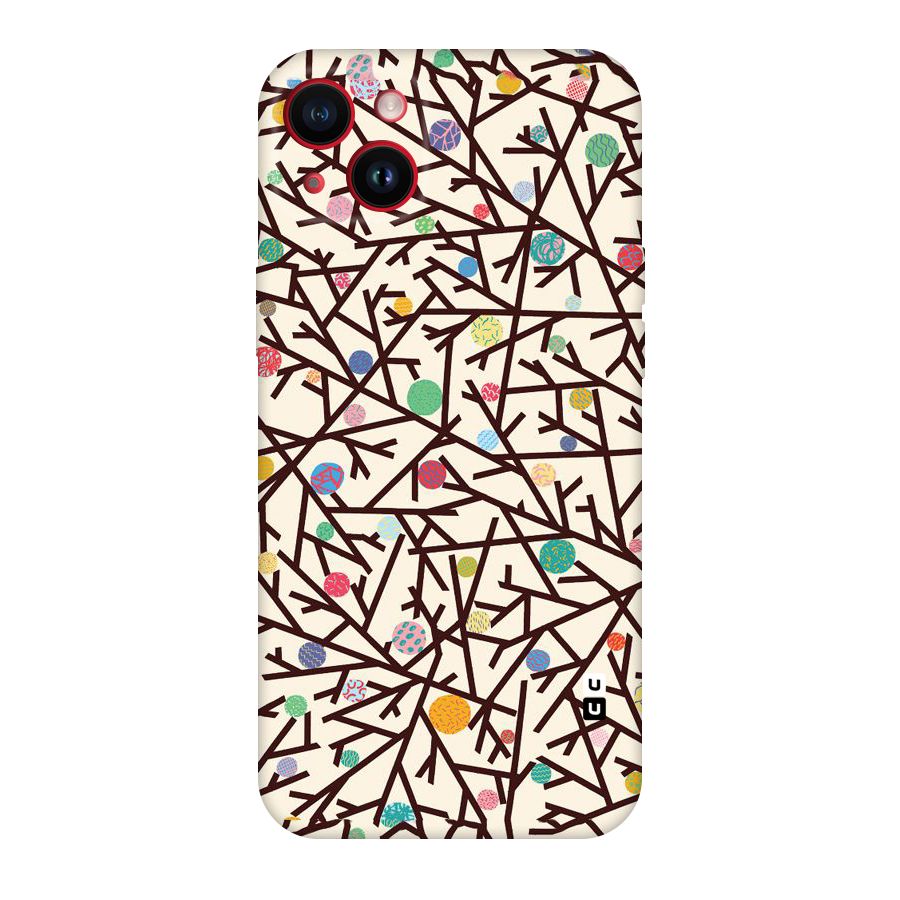 Stem Pattern Original Polycarbonate Back Case for iPhone 14 Plus