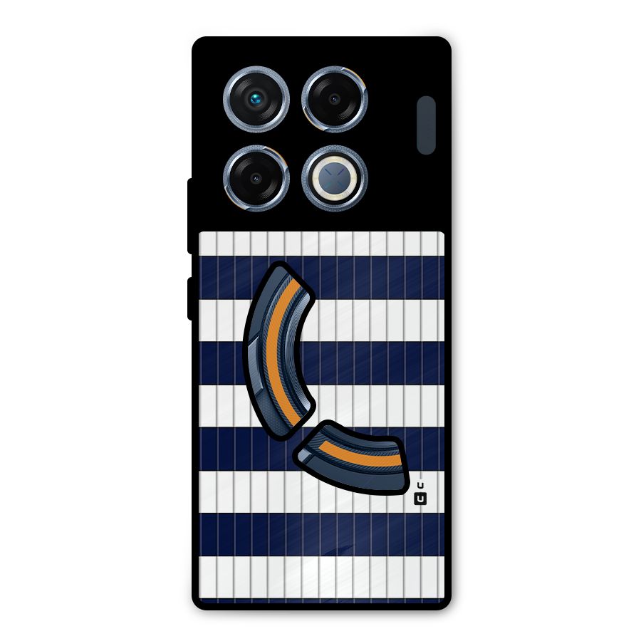Step Stripes Metal Back Case for Infinix GT 20 Pro