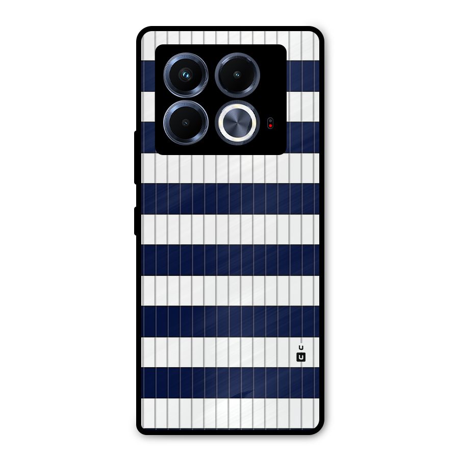 Step Stripes Metal Back Case for Infinix Note 40 5G