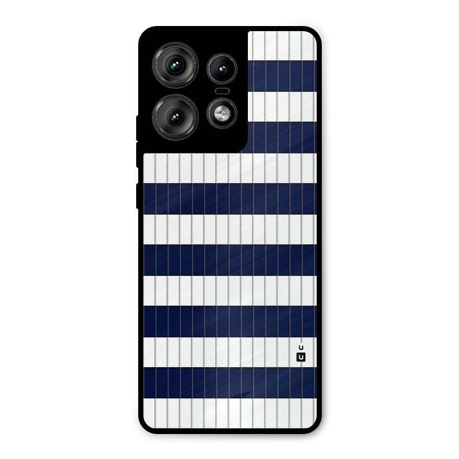 Step Stripes Metal Back Case for Motorola Edge 50 Pro