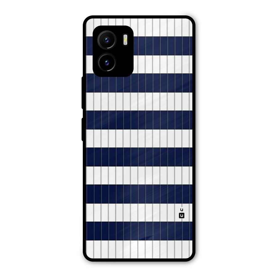 Step Stripes Metal Back Case for Vivo Y15s