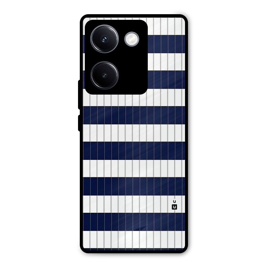 Step Stripes Metal Back Case for Vivo Y300 Plus